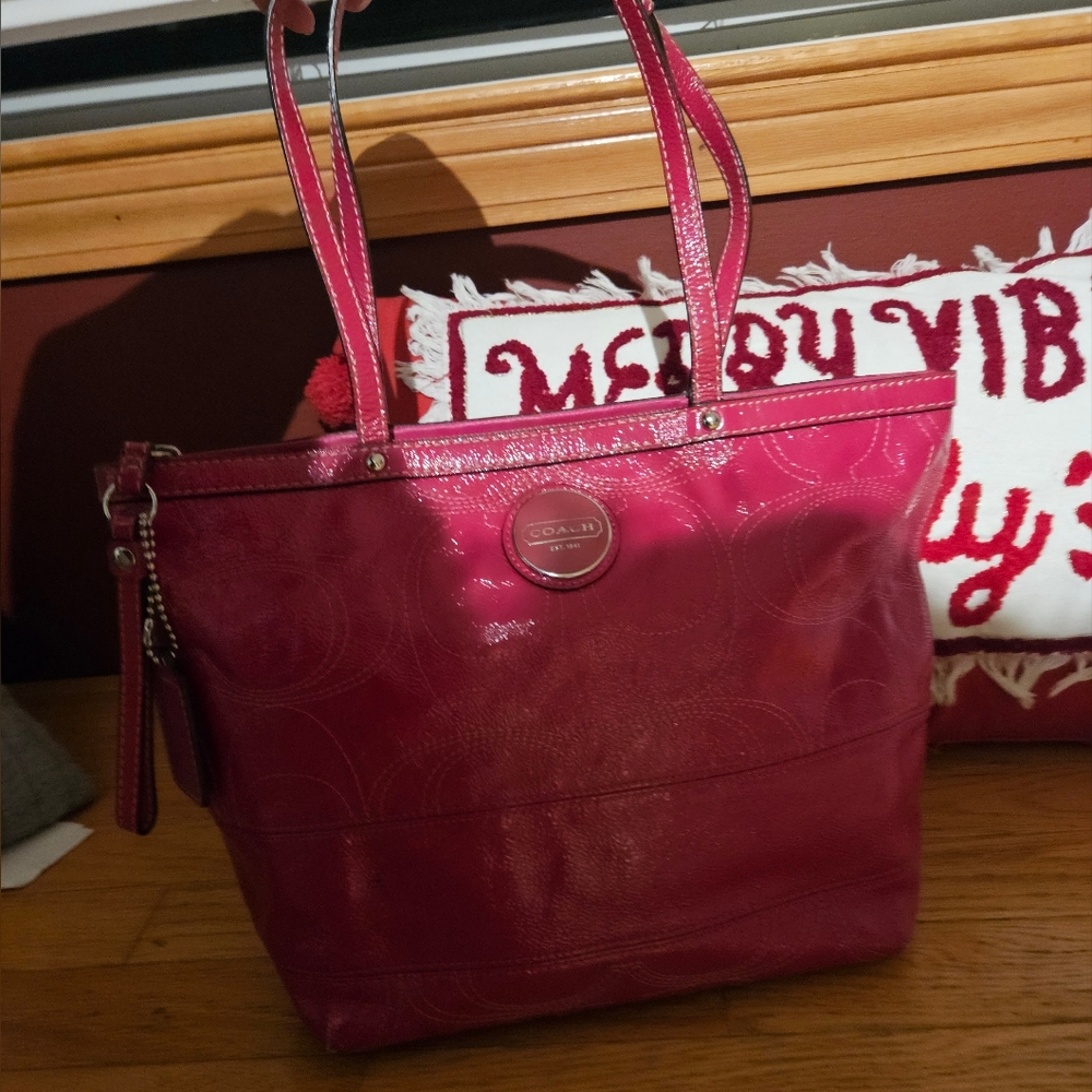 Coach Pink Tote Bag